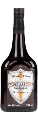 Miód pitny Grunwaldzki Dwójniak Niesycony